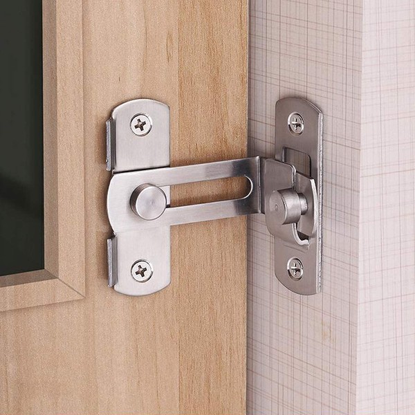 WETARENDA Right Angle Door Buckle Fastener, Set of 4, 90