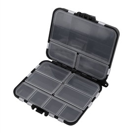 VGEBY1 - Caja de almacenamiento de plástico con 26 compartimentos individuales para herramientas de pesca