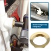 4PCS 3/4 Inch BSP Flanged Back Nut Brass Tap Plumbing