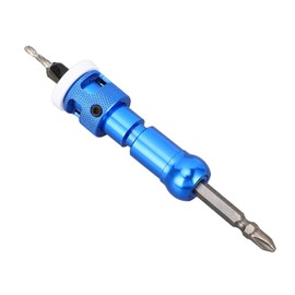 Countersink Drill Bit Set, 5PCS M2 HSS Tapered Drill Bits with Adjustable Depth Stop for Wood Countersunk, Hex Shank Quick Change, 82 Degree Countersinks