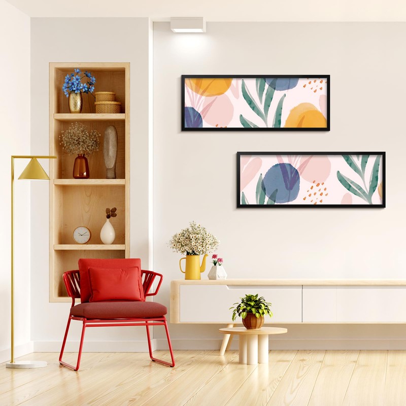 LaVie Home 12x30 Picture Frame for Wall Display, 12x30 Black