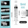 5ml Luer Lock Syringe with Cap and Soft Plastic Tube,