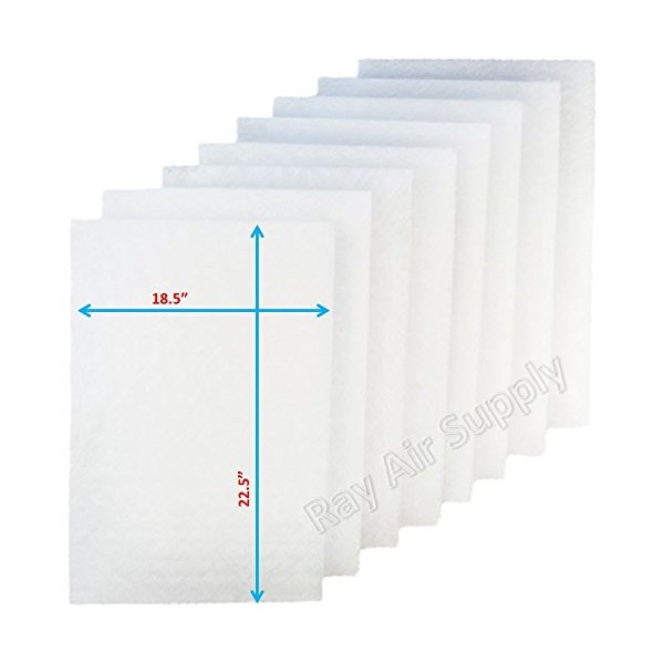 RAYAIR SUPPLY 20x25 Cimatec Airscreen 1000 1" Air Cleaner Replacement Filter Pads 20x25 Refills (4 Pack)