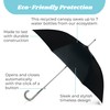 totes Men's Women's Classic Eco Umbrella - Auto Open, Water-Resistant,
