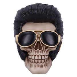 Nemesis Now Uh Huh The King Elvis Skull Figurine,17cm