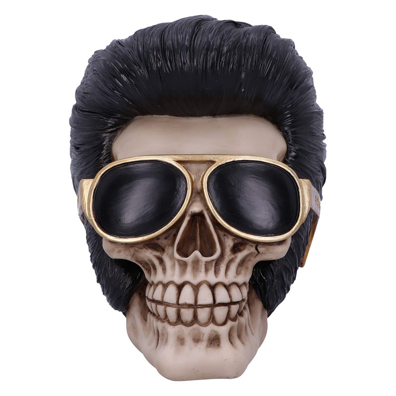 Nemesis Now Uh Huh The King Elvis Skull Figurine,17cm