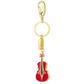 GARRULAX USB Flash Drive, 16GB/32GB/64GB/128GB USB2.0 Guitar Shape Memory Stick Date Storage Pendrive Thumb Drives U Disk Key Chain(16GB,Red)