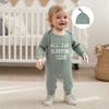Fernvia Newborn Baby Boy Clothes Letters Print Bodysuit 3 6