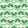 20 Napkins Geometric Flowers Green | Table Decoration | Decoupage