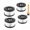 (4-Pack) DC5151H HEPA Filter Replacement Compatible with dewelt Wet Dry