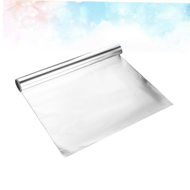 KOMBIUDA 2rolls Heavy Duty BBQ Aluminum Foil Thicker Food-Grade Tin