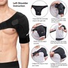ipow Adjustable Unisex Shoulder Support Brace Strap Fits Left or