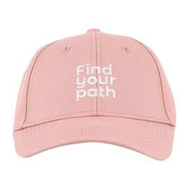 BABY GAON Gorra para Hombre y Mujer | Gorra Tipo Beisbolista Ajustable para Senderismo con Visera Curva | Caminata Deportes al Aire Libre (Poliéster, Rosa)