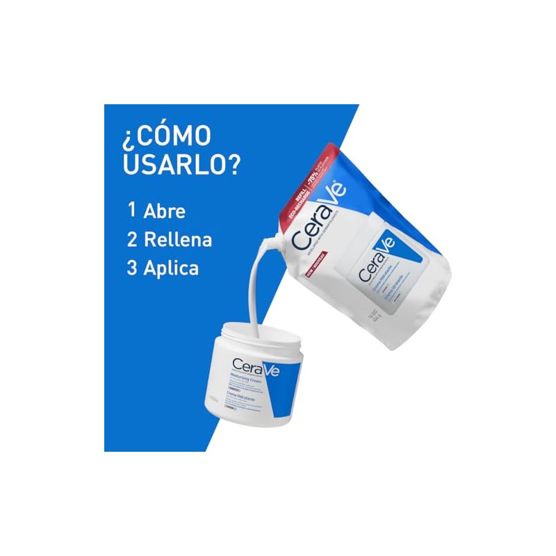 CeraVe Refill Crema Hidratante 16oz | Piel Seca a Muy