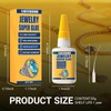LIKFCBOND Jewelry Glue 30g Clear, Elastic String Adhesive Kit, Super