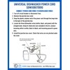 Supplying Demand WX09X70910 WD06X10020 Dishwasher 3 Wire Power Cord Replacement