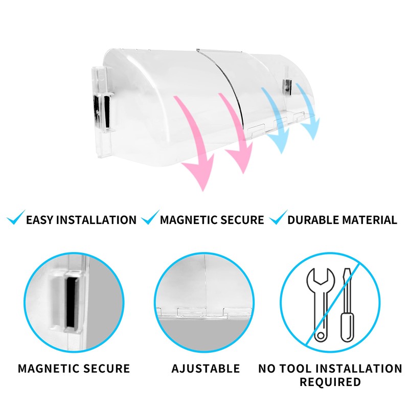 Tech Drive Magnetic Heat and Air Deflector for Sidewall and