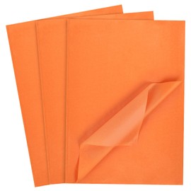 Koogel 330 Sheets Tissue Paper Bulk, Orange Tissue Paper Gift Wrapping Paper 14 x 10 Inch Craft Tissue Paper for Wedding Birthday DIY Project