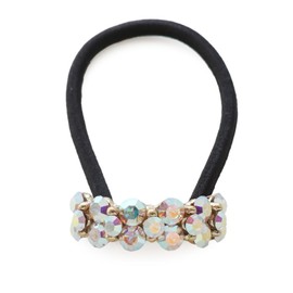 JewelVOX Hair Accessories, Stone, Pearl, Bijou, Curve, Hair Elastic, Popular, Stylish, Adult (Select, Aurora)
