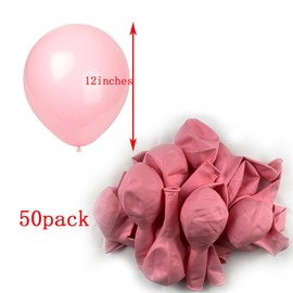 Party Balloons,50 pcs12 Inch Latex Balloons,for Wedding Birthday Party Baby Shower Christmas Party Decorations