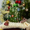 Burymento Christmas Wrapping Paper Roll, Green Gift Wrap Paper with