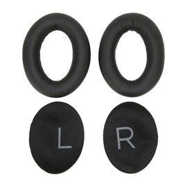 Headset Ear Cushions Soft Noise Insulation Replacement Wireless Headphone Earpads for QuietComfort45 Black