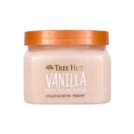 TREE HUT, Exfoliante Corporal de Azcar Natural con Manteca de Karit y Esencia de Vainilla, con Oro Coloidal, Exfolia e Hidrata la Piel, 510 gramos    