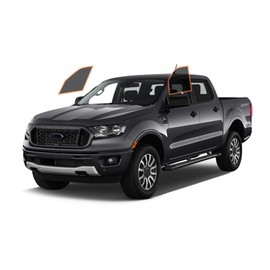 DIY-MotoShield Pro Premium Professional 2mil Precut Ceramic Window Tint Film for 2019-2023 Ford Ranger Super Crew — (Front Driver/Passenger 25%)