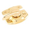 Defender Security U 9924 Window Sash Lock, Cam Action, Brass Finished Steel