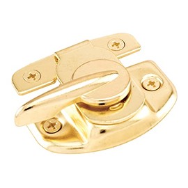 Defender Security U 9924 Window Sash Lock, Cam Action, Brass Finished Steel