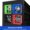 GINWORD 4Pcs Foldable Magnetic Partsn Trays Set with 3LBS Magnetic