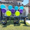 Black Letter C Balloons, 40 Inch Alphabet C Letter Balloons