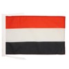 Yemen Flag 18'' x 12'' cords - Yemeni SMALL flags