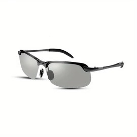 Boolavard Zinc Alloy Frame Men's Polarized Fashion Glasses for Driving & Casual Attire, TAC Lens