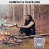 Qualore Camping Collapsible Bucket, 12L Handy Folding Water Container Portable