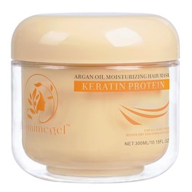 Mascarilla para Cabello con Colágeno y Aceite de Argán – Reparación Profunda e Hidratación Intensa, Tratamiento para Cabello Seco y Dañado, Apta para 