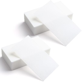 Pndeyo 100pcs End Papers for Hair Perm, Disposable Salon Hair Perm Papers, High Temperature Resistance Hair Curling Papers Hair Styling Accessories for Cold and Hot Perms- White