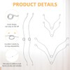 WKZO 6-Pack Grille Spring Clips for Br-oan Nu-Tone FG701S Bathroom