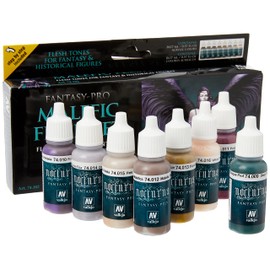 Vallejo VAL74102 AV Fantasy Set-Malefic Flesh, 17 ml (Pack of 8)