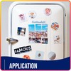 Magnetic Sheets with Adhesive Backing for Crafts, DIY 12 Pack.