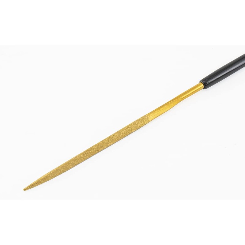 Mineshima Titanium Coating Diamond File #200 Triangular Hobby Tool I-200D