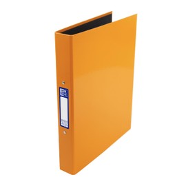 Oxford Premium A4 Ring Binder, Orange Single Folder, 25mm Capacity