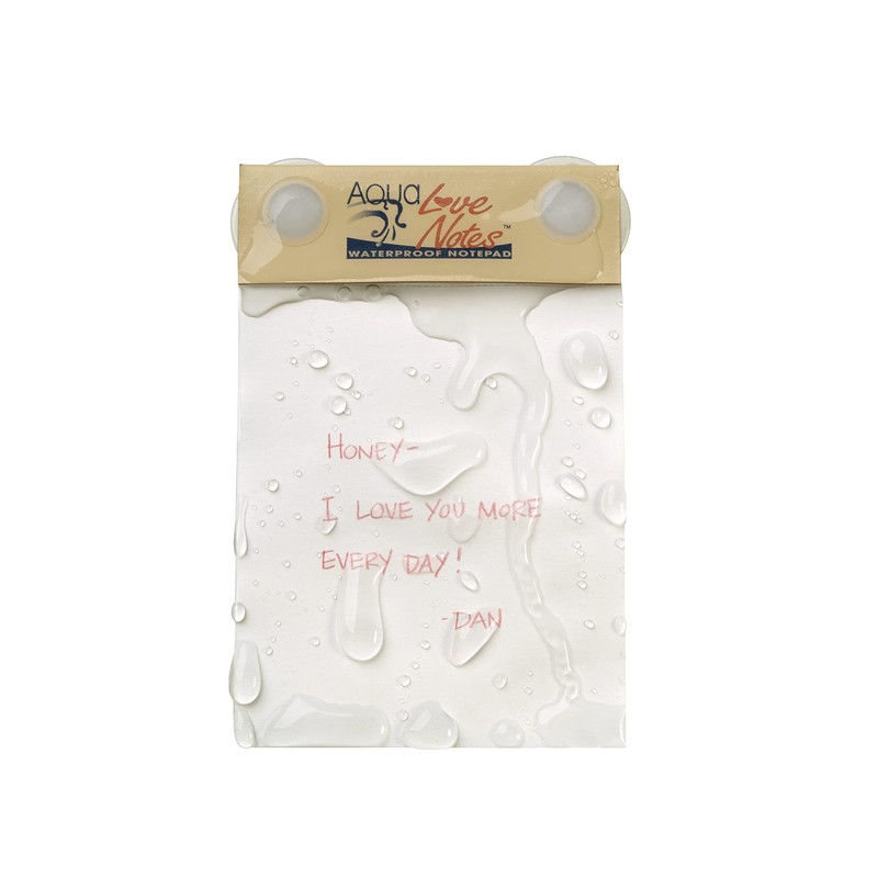 Aqua Love Notes Waterproof Notepad …