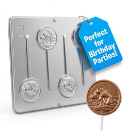 Wrestler Wrestling Lollipop Chocolate Candy Mold 3366