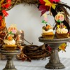 24 piezas de decoración de calabaza, 1 cumpleaños para magdalenas,