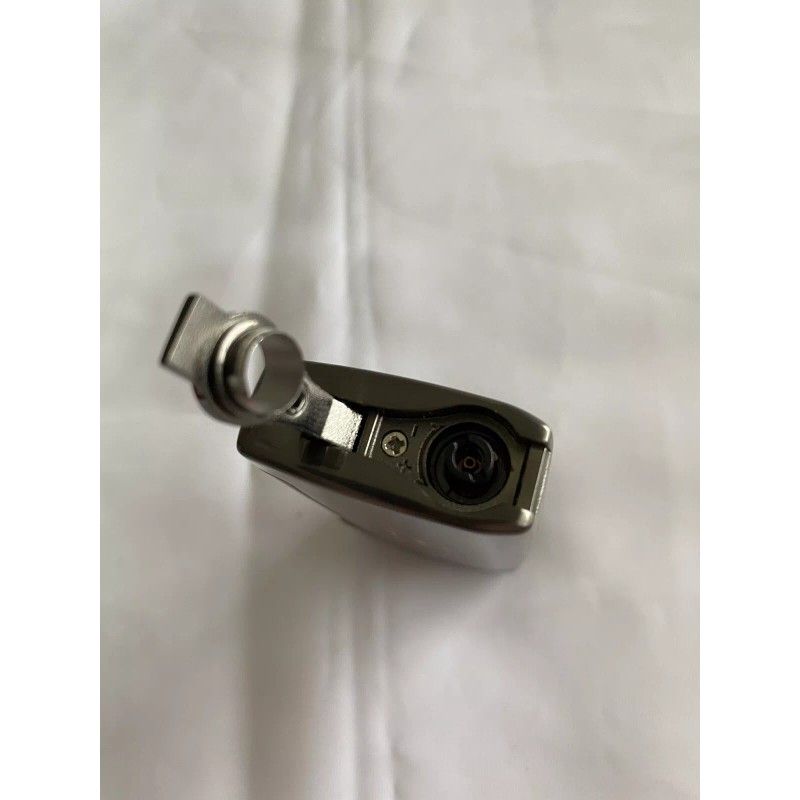 Rocky Patel Hamlet Cigar Lighter - Gunmetal - Angled Dual