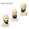 Fake Beard and Mustache Handmade with Human Hair, Full Beard