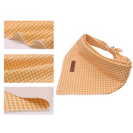 lionet paws dog bandana head scarf, triangular scarf for small, medium and large dogs, s