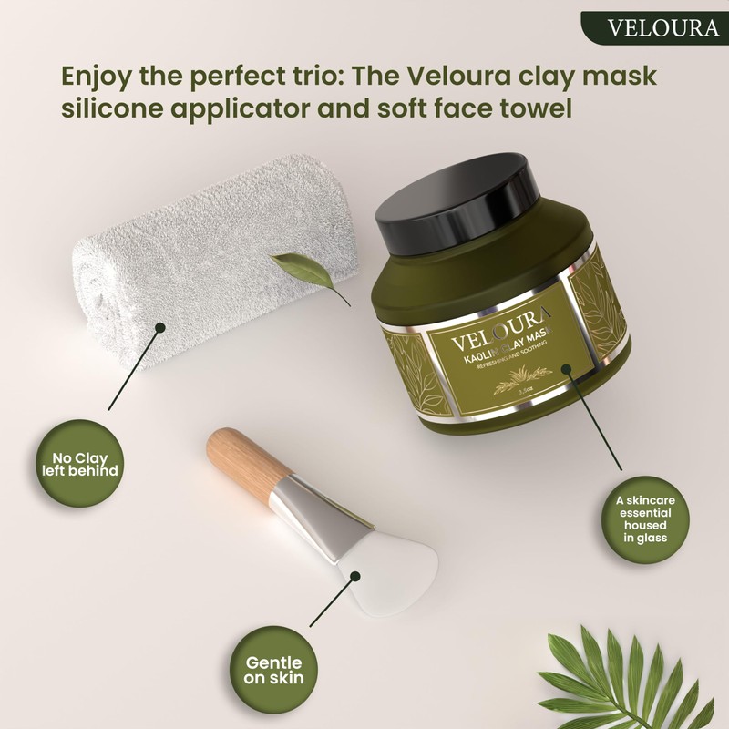 Vegan Face Mask Deep Cleansing & Hydrating Green Tea Organic