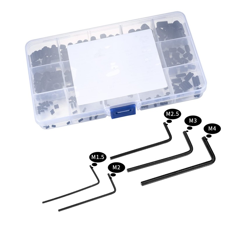Hex Socket Set Headless Screws, Carbon Steel Screw Screws, Hollow,